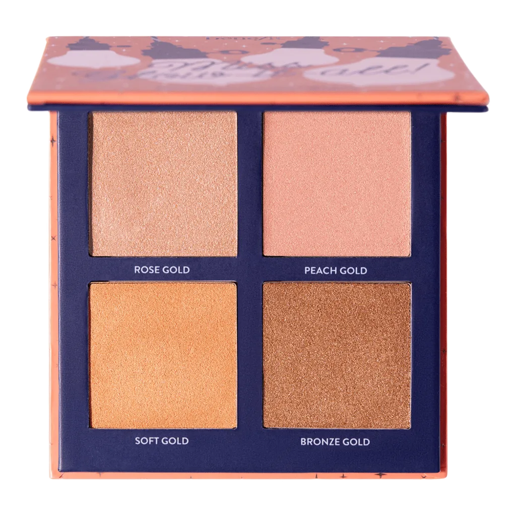 خرید پالت هایلایت بنفیت چهارتایی اصل + بهترین قیمت (miss glow it all)